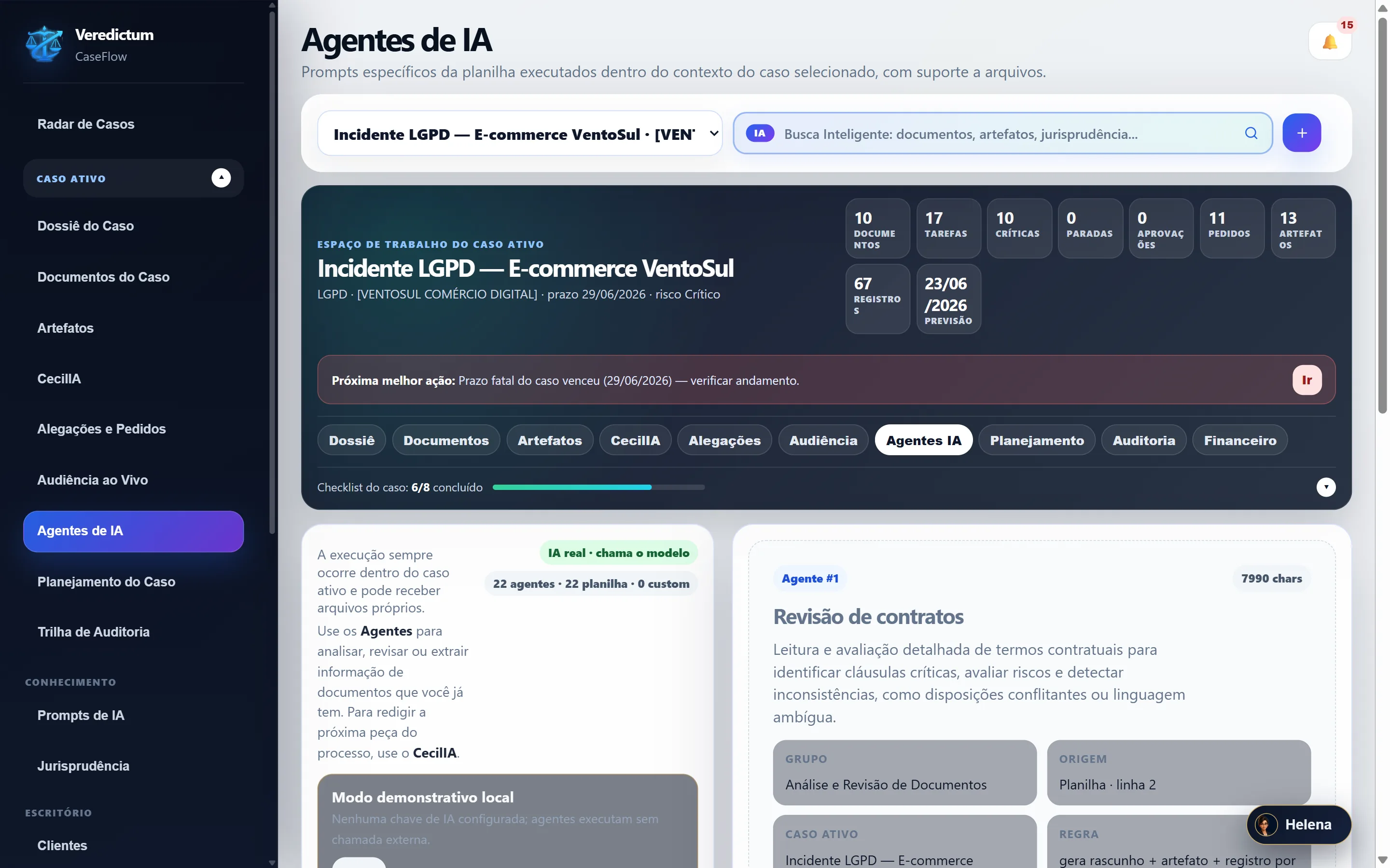 Agentes de inteligência artificial