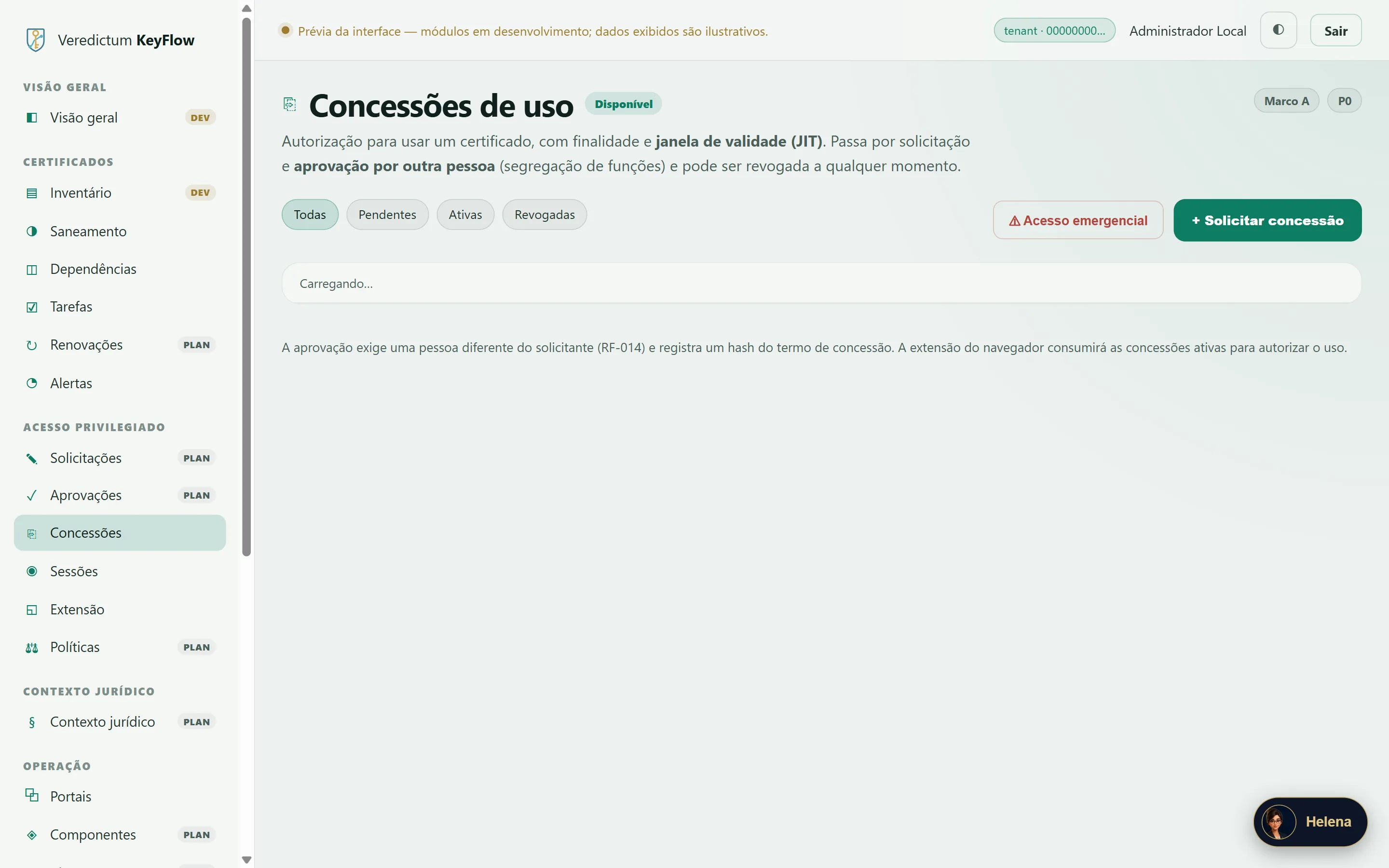 Concessões de uso