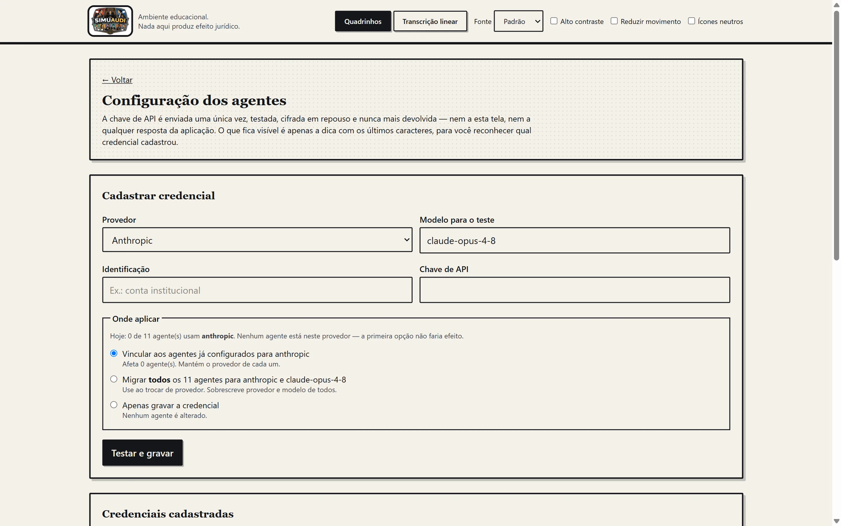 Configuração
